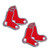 Boston Red Sox MLB 3D Stud Logo Earrings