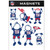 New York Giants NFL Family Magnet Set