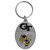 Georgia Tech Yellow Jackets Carved Metal Key Chain