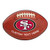 San Francisco 49ers Personalized Football Mat