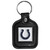 Indianapolis Colts NFL Black Square Fob Key Chain