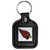 Arizona Cardinals NFL Black Square Fob Logo Keychain Arizona Cardinals NFL Black Square Fob Logo Keychain