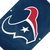 Houston Texans NFL 2' x 3' Wall Banner – Logo Embroidered Nylon Flag - Close up showing Texans Embroidered Logo