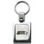 Seattle Seahawks Laser Etched Key Chain - Square