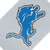 Detroit Lions Logo Flag - Silver