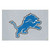 Detroit Lions NFL 2' x 3' Wall Banner – Logo Embroidered Nylon Flag - Front View