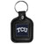 TCU - Texas Christian Horned Frogs NCAA Black Fob Logo Keychain