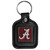 Alabama Crimson Tide NCAA Square Fob Key Chain