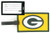 Green Bay Packers NFL Luggage Golf Bag Tag