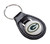 Green Bay Packers Leather Key Fob Keychain