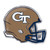 Georgia Tech Yellow Jackets NCAA Aluminum Football Helmet Emblem - Front View