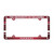 Oklahoma Sooners NCAA Color License Plate Frame - Front view showing team name and logo