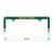 Dallas Stars Hockey License Plate Frame - Displaying Dallas Stars Lettering and logos - Front View