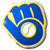 Milwaukee Brewers Color Metal Emblem