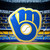 Milwaukee Brewers MLB Baseball Aluminum Color Logo Emblem