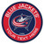 Columbus Blue Jackets Personalized Round Mat