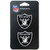 Las Vegas Raiders NFL 3D Magnet Set