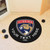 Florida Panthers Personalized Hockey Puck Mat - Black