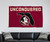 FSU - Florida State University Collegiate Unconquered Wordmark Flag