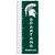 Michigan State Spartans NCAA Green Growth Chart Banner