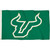 South Florida Bulls Collegiate Green Logo Flag