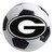 Georgia Bulldogs Soccer Ball Mat - Black