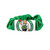 Boston Celtics NBA Scrunchie Hair Twist Tie - Green - Front View
