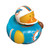 Miami Dolphins NFL Toy Rubber Logo Duck