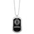 Boston Bruins NHL Chrome Black Tag Necklace