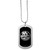 New York Islanders NHL Hockey Chrome Dog Tag Necklace - Front View