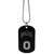 Ohio State Buckeyes Chrome Tag Necklace