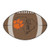 Clemson Tigers Southern Style Football Mat Rug 