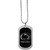 Penn State Chrome Tag Necklace