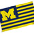 Michigan Wolverines NCAA Stripes Logo Flag