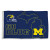 Michigan Wolverines NCAA Football Helmet State Flag