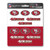 San Francisco 49ers NFL Mini Decals