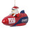 New York Giants Rocket Ship Ornament
