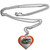 Florida Gators Heart Necklace