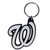 Washington Nationals MLB Rubber Logo Keychain