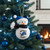 Detroit Lions NFL Football Plush Snowman Hanging on a Tree