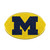 Michigan Wolverines Gold Blue Sparkle Emblem Decal