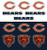 Chicago Bears Logo Mini Decals