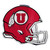 Utah Utes NCAA Aluminum Helmet Decal Emblem