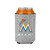 Miami Marlins MLB Silver Glitter Bling Can Cooler
