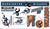 Washington Wizards Basketball Temporary Tattoos - Logo & Wordmark