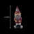 Oklahoma Sooners NCAA 5.5" Standing Gnome - On a black background with a line schematic showing the Gnome Figures size of 5.5 inches