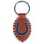 Indianapolis Colts NFL Football Shaped Keychain - Colts Horseshoe Logo