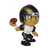 Los Angeles Rams NFL 3" Quarterback Action Figure Toy (White Jersey)