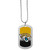 Jacksonville Jaguars NFL Football Color Chrome Tag Necklace