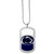Penn State Nittany Lions NCAA Color Chrome Tag Necklace